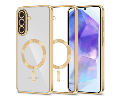 Etui do telefonów Tech-Protect Magflex Magsafe Galaxy A57 5G Shiny Gold